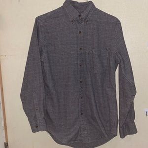 Men’s Grey Lands End Flannel